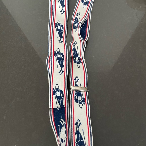 Vintage clip on suspenders for adults - skiing - Picture 2 of 3